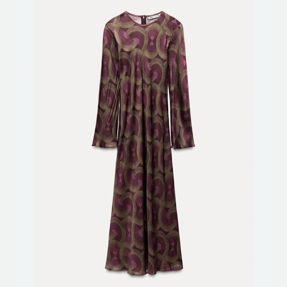 Zara Maxi Silk Dress